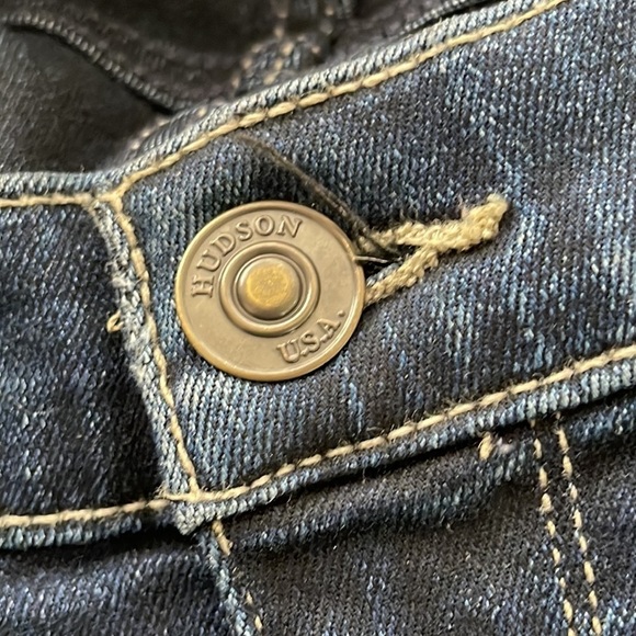 HUDSON Krista Super Skinny Released Raw
Hem Jeans Crest Falls Blue $198 Denim - Picture 11 of 12